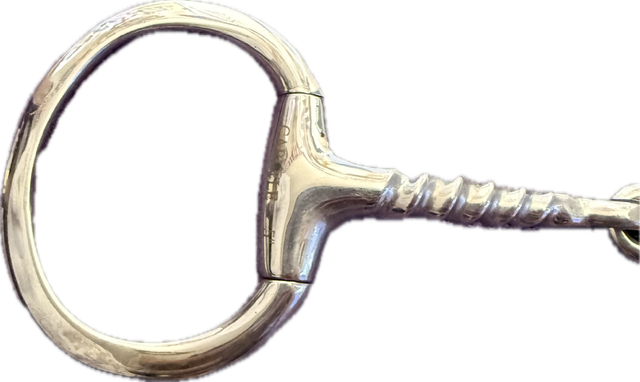 Carlyle Corkskrew Jointed Twist Eggbutt Snaffle - 5"