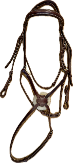 Henri de Rivel Pro Monocrown Raised Figure 8 Bridle - Horse