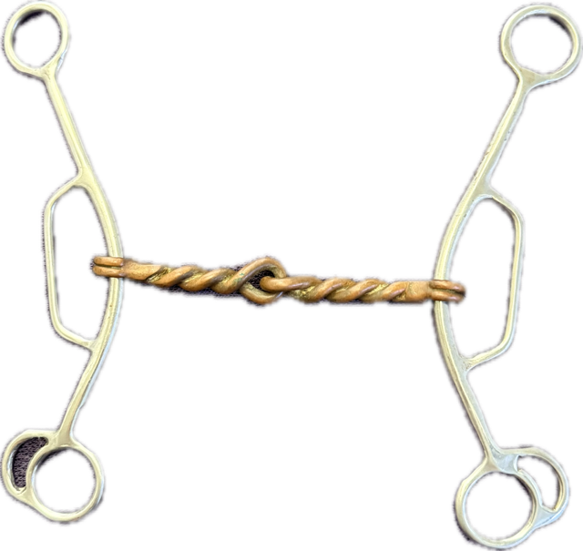 Twisted Sliding Gag Bit - 5"