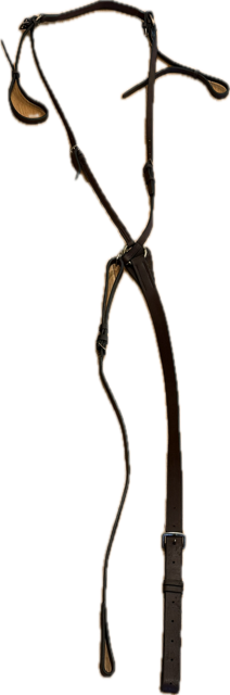 Gatsby Raised Breastplate with Standing Martingale Attachment - Horse