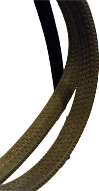 56" Equus Black Reins with Brown Rubber Grips