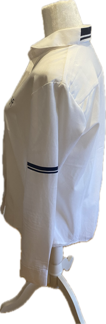 Horse Pilot White Long Sleeve Show Shirt - Men's Small