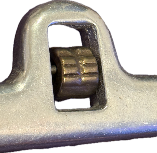 Mikmar Circle Shank Bit w/Leather Curb Strap - 5.5"