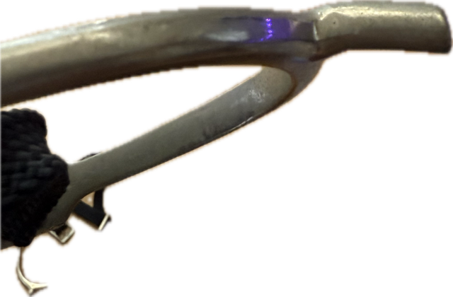 Offset Prince of Wales Spurs with Nylon Straps - 3/4 Inch