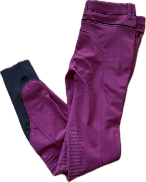 Equiline Wood Violet Light Knee Grip Breeches - Women's US 30 - NEW!