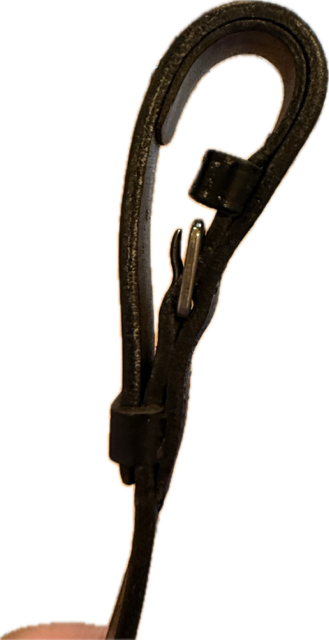 56" Black Webbed Horse Reins