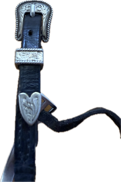 Coronet Hammerhead Spurs with Leather Straps - 3/4 Inch