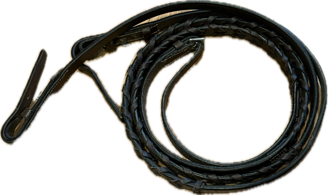 Dark Brown Flash Bridle - Horse