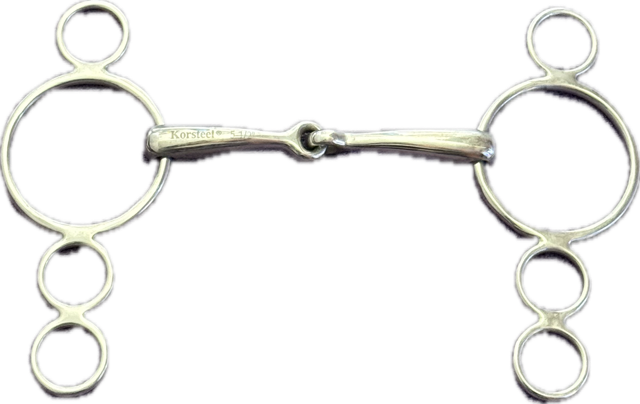 Korsteel Jointed 3 Ring Dutch Gag - 5.5"