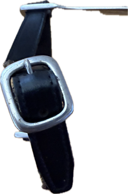 Offset Prince of Wales Spurs with Leather Straps - 1 Inch