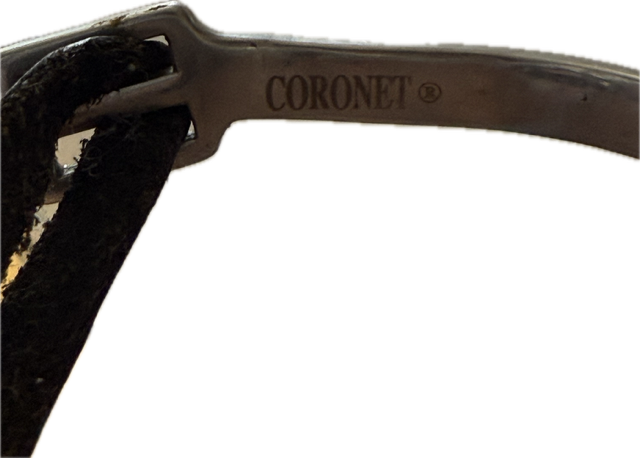 Coronet Hammerhead Spurs with Leather Straps - 3/4 Inch