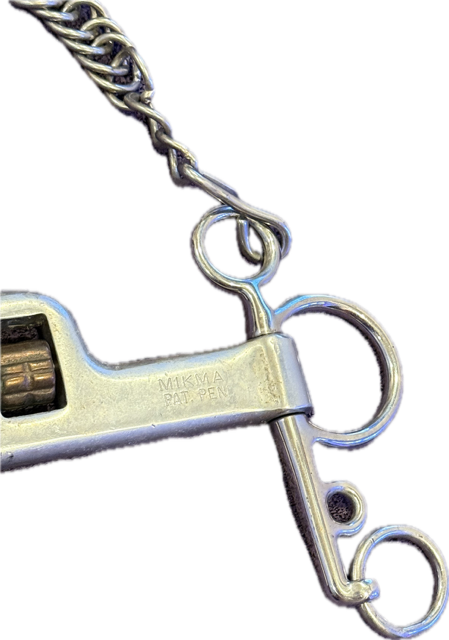 Mikmar Mullen Pelham w/Tongue Correcter & Curb Chain - 5.75"