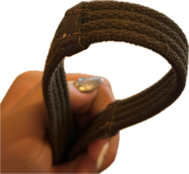 55" Brown Webbed Horse Reins