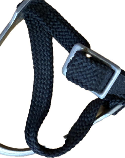 Offset Prince of Wales Spurs with Nylon Straps - 3/4 Inch