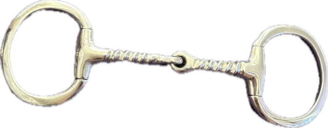 Carlyle Corkskrew Jointed Twist Eggbutt Snaffle - 5"