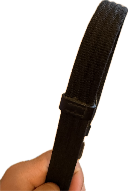 56" Black Webbed Horse Reins