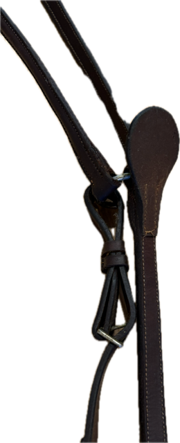 Gatsby Raised Horse Breastplate w/Standing Martingale Attachment - Horse