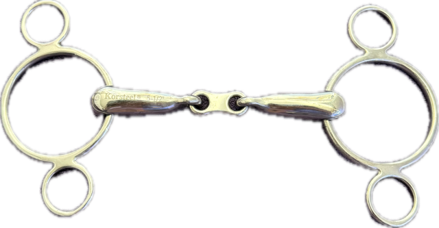 Koresteel Continental Gag with French Link Mouth Piece - 5.5"