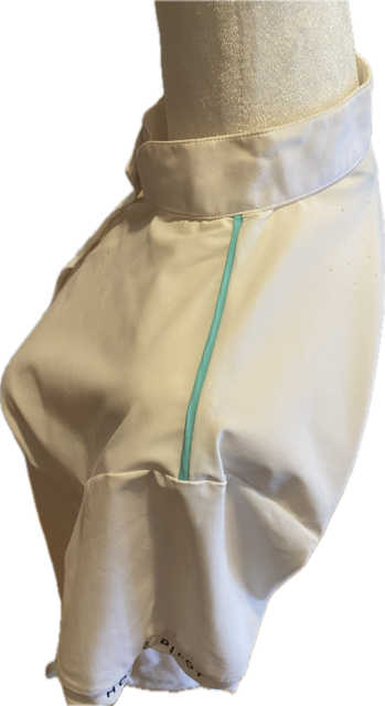 Horse Pilot White Short Sleeve Show Shirt – Women’s Medium