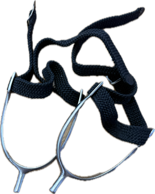 Prince of Wales Spurs with Nylon Straps - 3/4 Inch