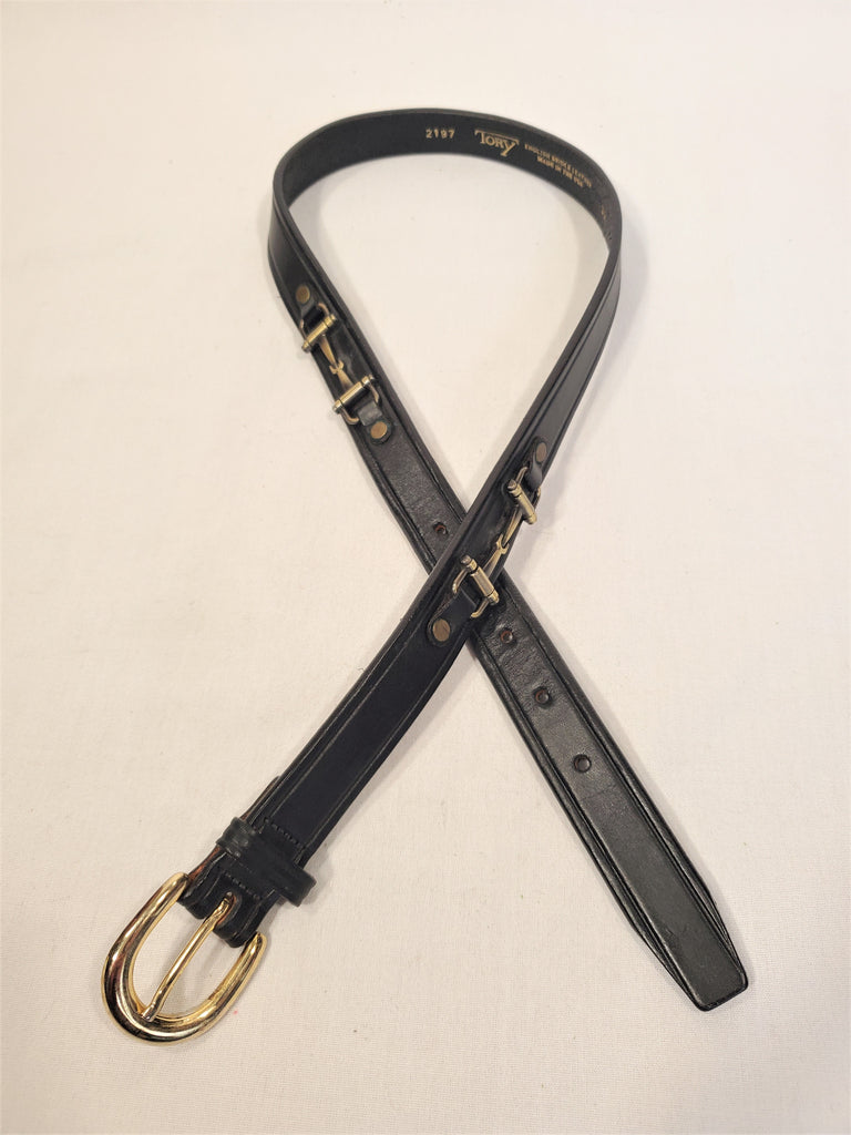 Tory Leather Snaffle Belt - 32 – The Show Trunk