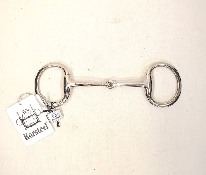 Korsteel Medium Weight Solid Mouth Eggbutt - 5.5" - New!