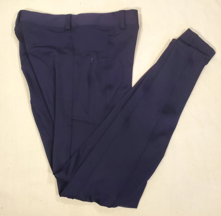 Hannah Childs Danielle Knee Patch Mid-Rise Riding Tights - M