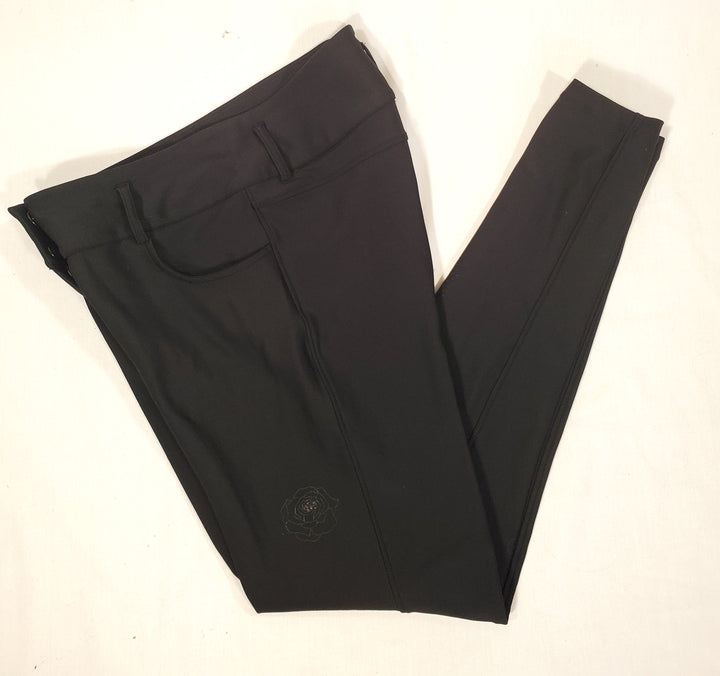 Hannah Childs Ramy High Rise Knee Patch Riding Tights - 28