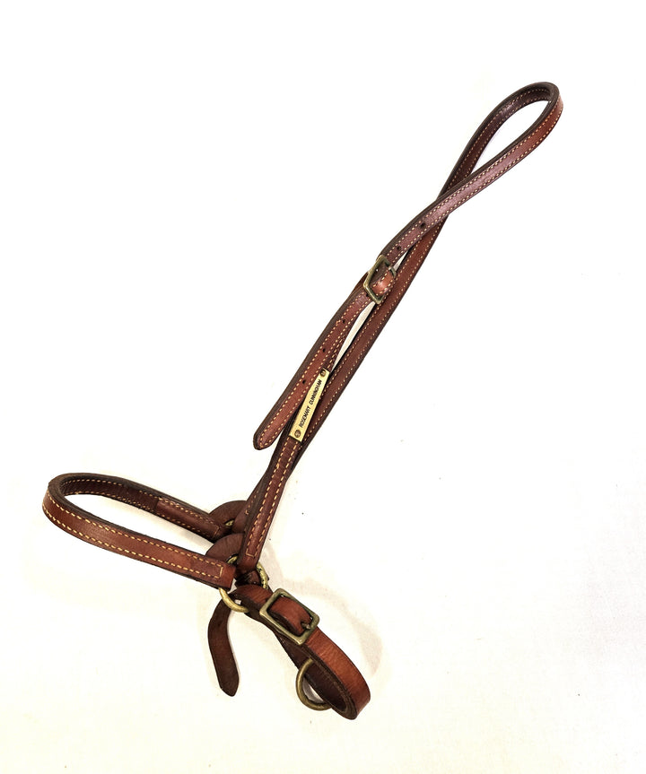 Grooming Bridle Leather Halter - Full