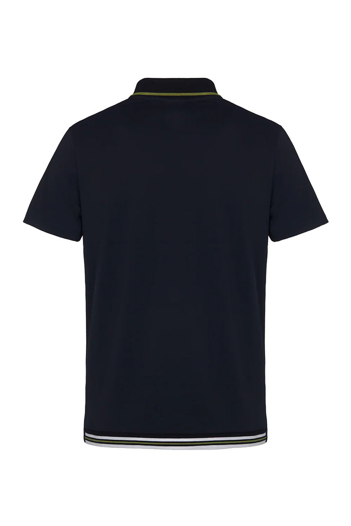 Cavalleria Toscana Men's Rib Knit Banded Training Polo - L - New!