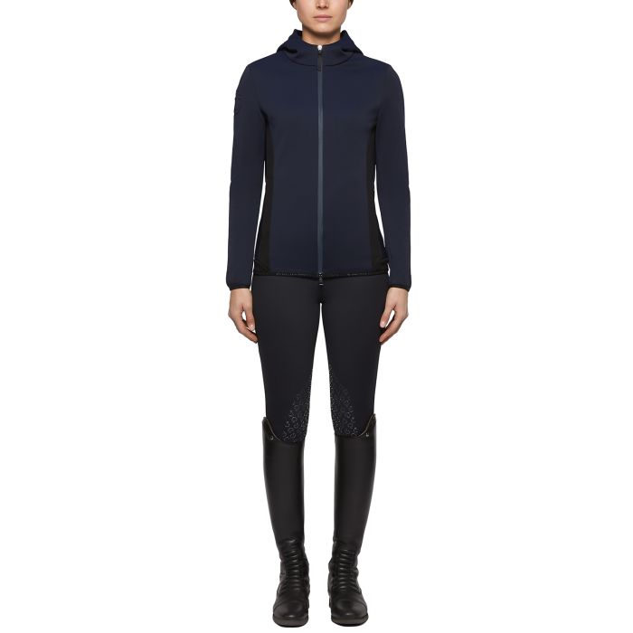 Cavalleria Toscana Pique Hooded Softshell w/ Jersey Inserts - L - New!