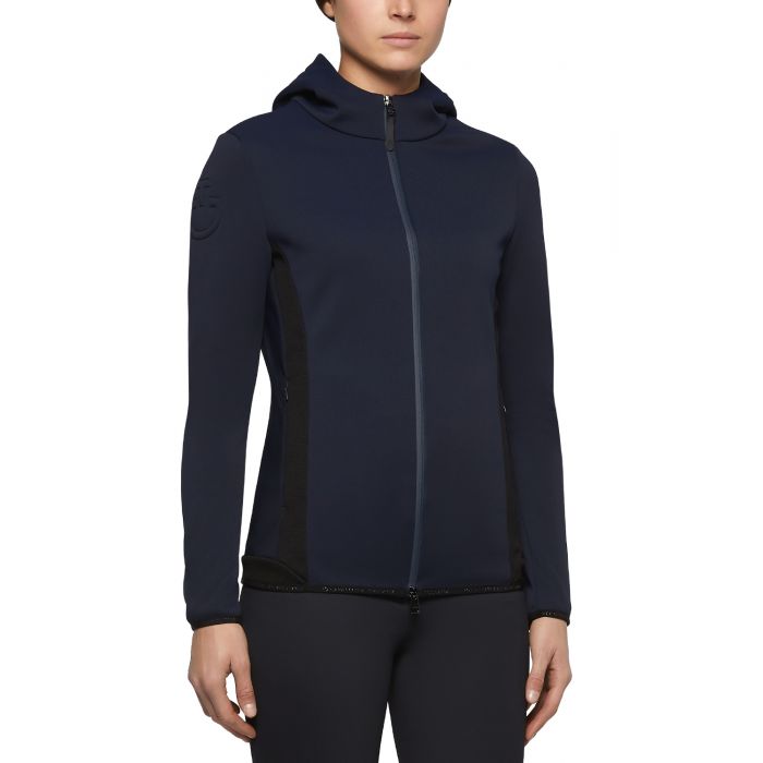 Cavalleria Toscana Pique Hooded Softshell w/ Jersey Inserts - L - New!