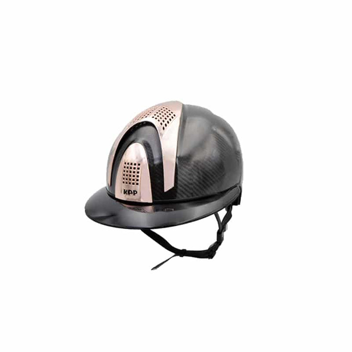 KEP Italia E-Light Carbon Rose Gold Riding Helmet - 7 1/8 (57) with KEP Bag - New!