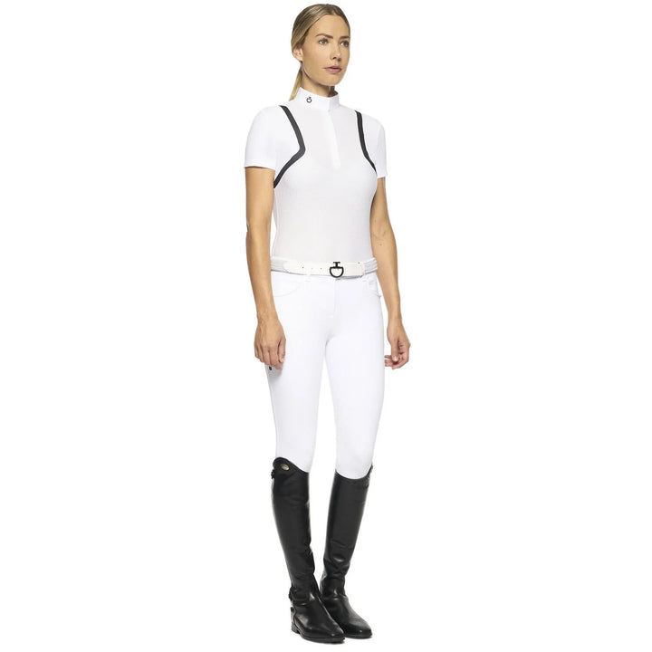 Cavalleria Toscana Textured Jersey S/S Competition - L - New!