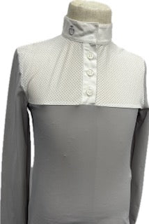 Cavalleria Toscana Perforated Competition L/S Polo - New