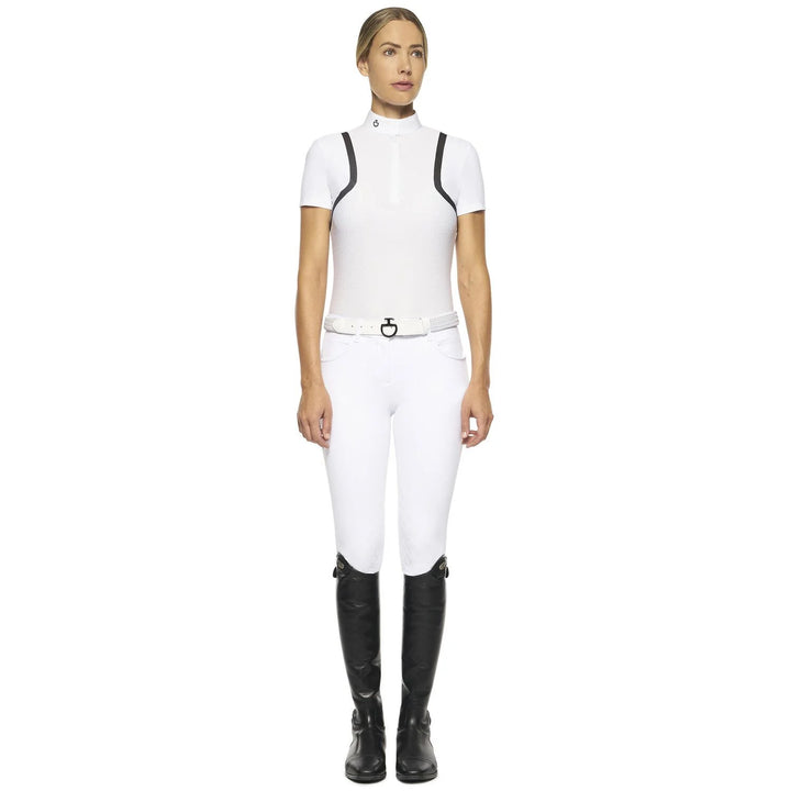 Cavalleria Toscana Textured Jersey S/S Competition - L - New!