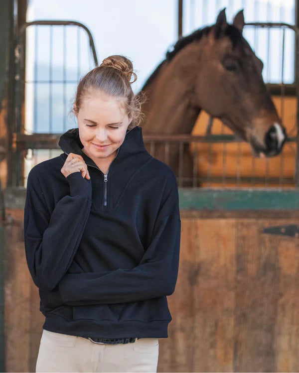Hannah Childs Charlie 1/4 Zip Warm-Up - XL - New!