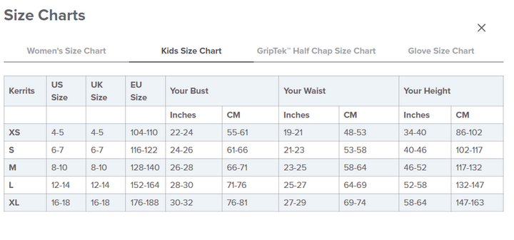 Kids Crossover™ Extended Knee Patch Jodhpurs - Size S