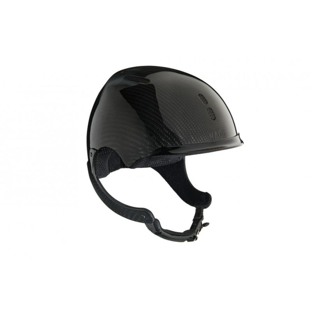NACA Gravity XP Carbon Onyx Black Glow Equestrian Helmet - Small (6 7/8 - 7 1/8) - New!