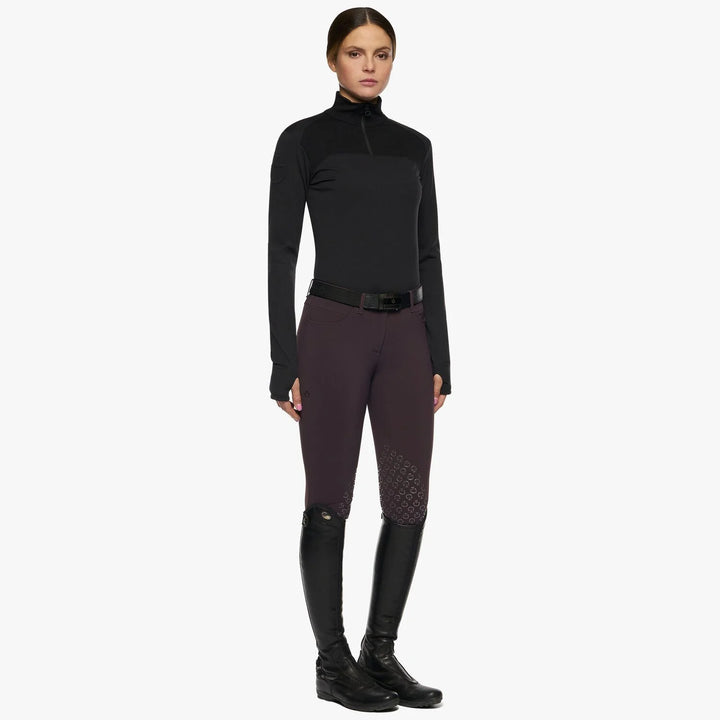 Cavalleria Toscana Orbit Tech Wool Mock Zip Turtleneck
