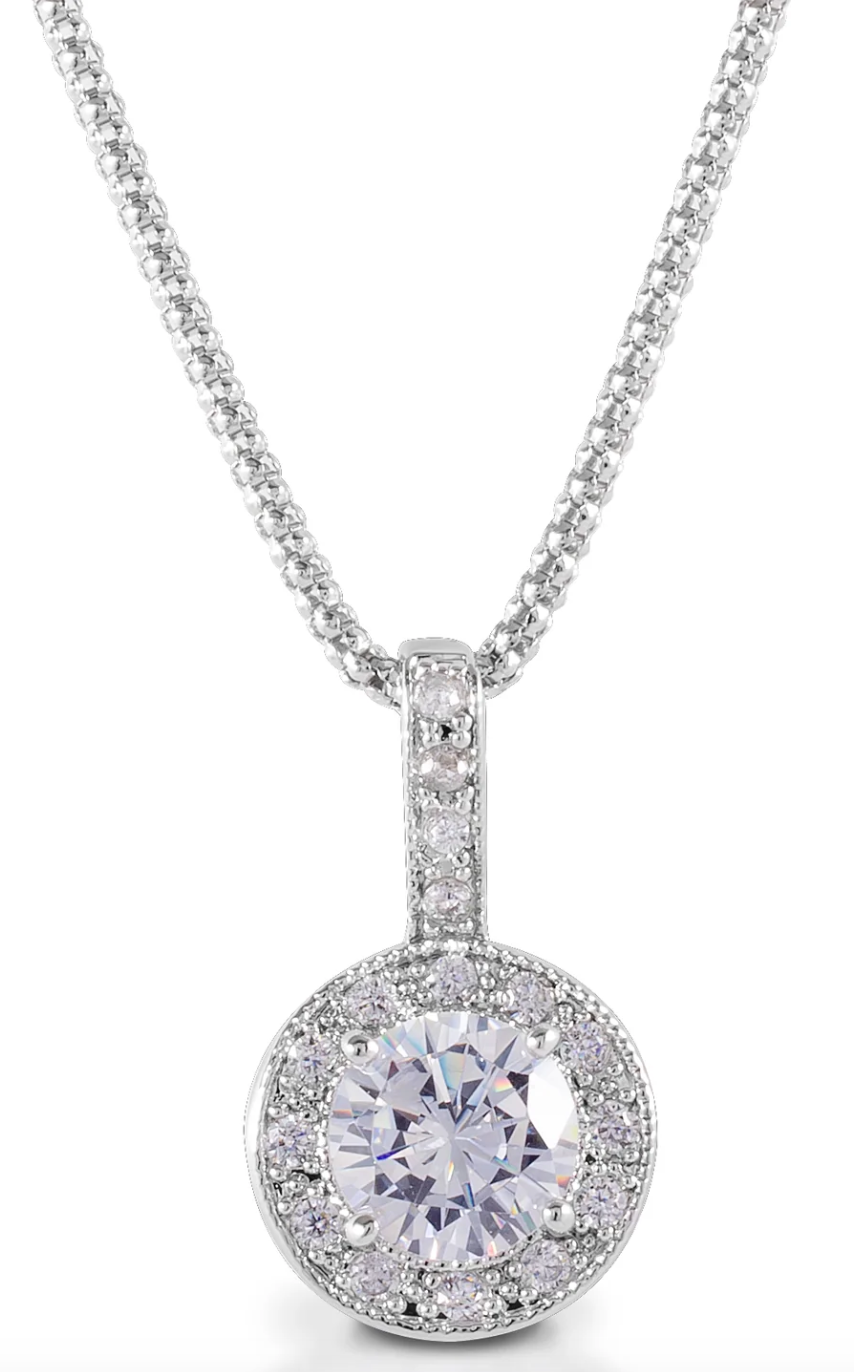 Kelly Herd Bezel Set Drop Necklace - New!