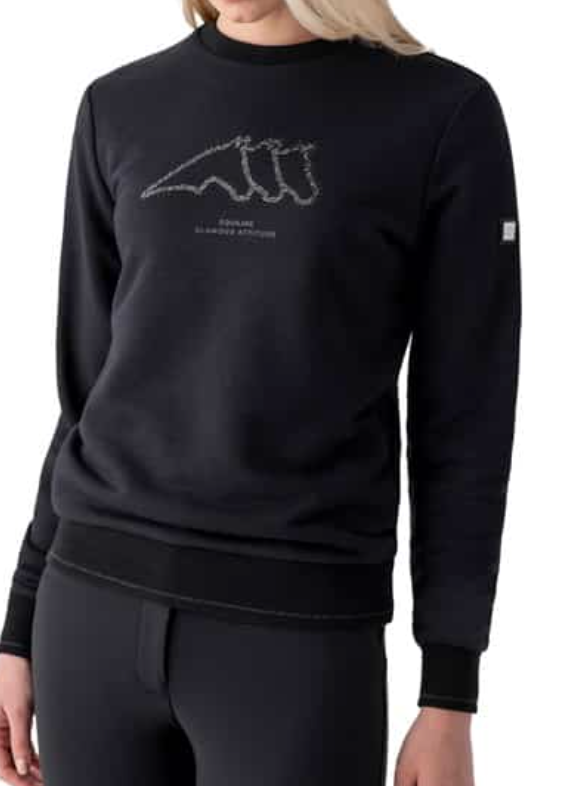 Equiline Glamour Roundneck Sweatshirt-Women's Medium -New!