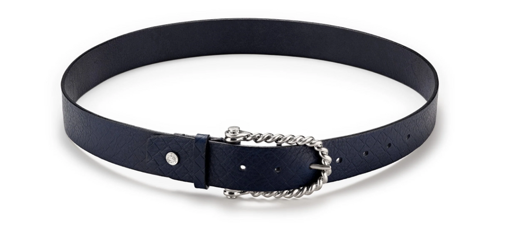 Hannah Childs Midnight Twisted Bit Belt- Women's Medium - New!