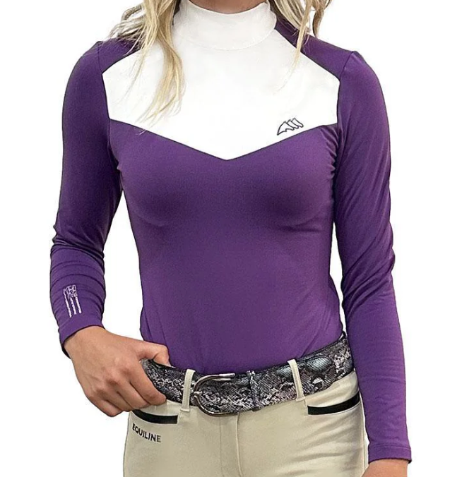 Equiline Caspe Long Sleeve Second Skin- Women's XS- NEW!