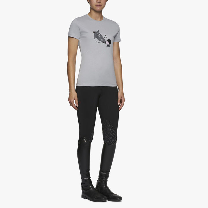 Cavalleria Toscana 'Girls Love Horses' Cotton T-Shirt - XL - New!