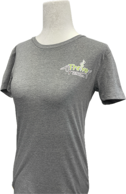 Thrive Animal Rescue Ladies' Grey T-Shirt - New