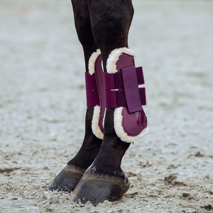 Horze Faux Fur Tendon and Ankle Boots - Full - New!