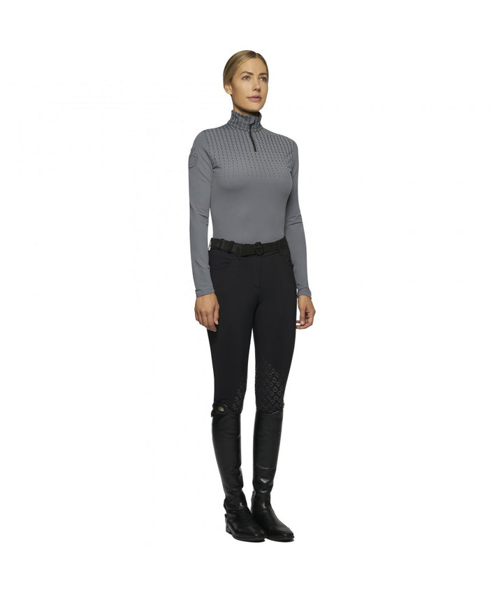 Cavalleria Toscana Women's Phases L/S Half Zip Turtleneck - New!