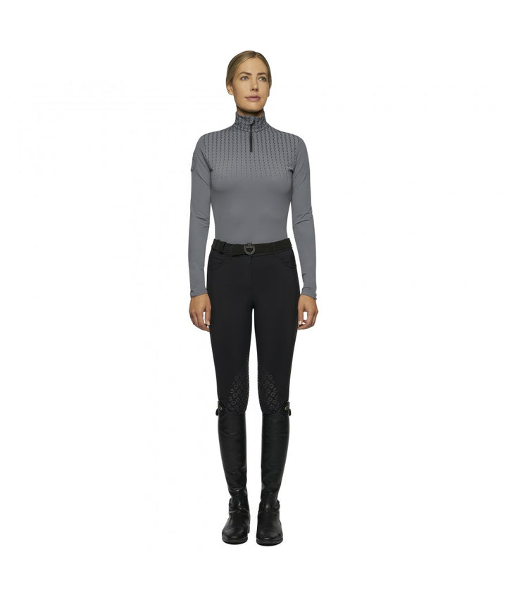 Cavalleria Toscana Women's Phases L/S Half Zip Turtleneck - New!