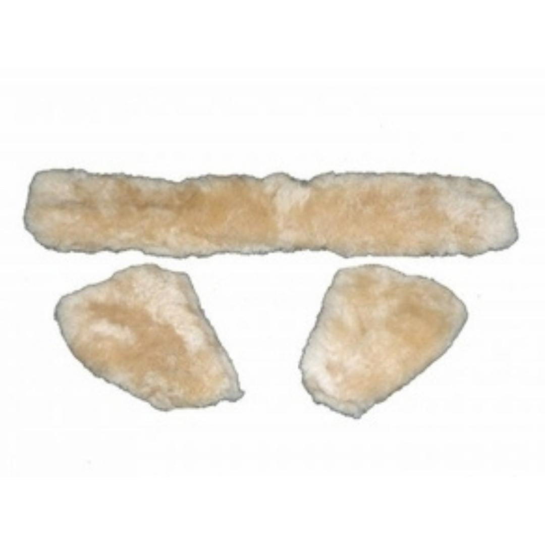 Fleeceworks Sheepskin Cribbing Collar Cover - Set of 3 - New!